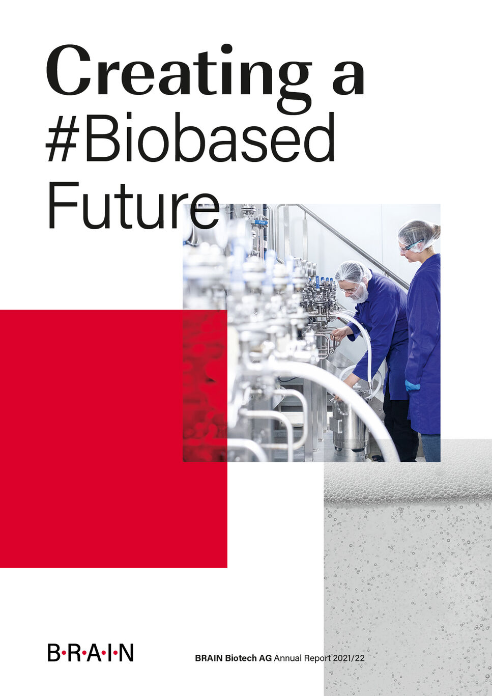 BRAIN Biotech AG Annual Report 2021 22 cover