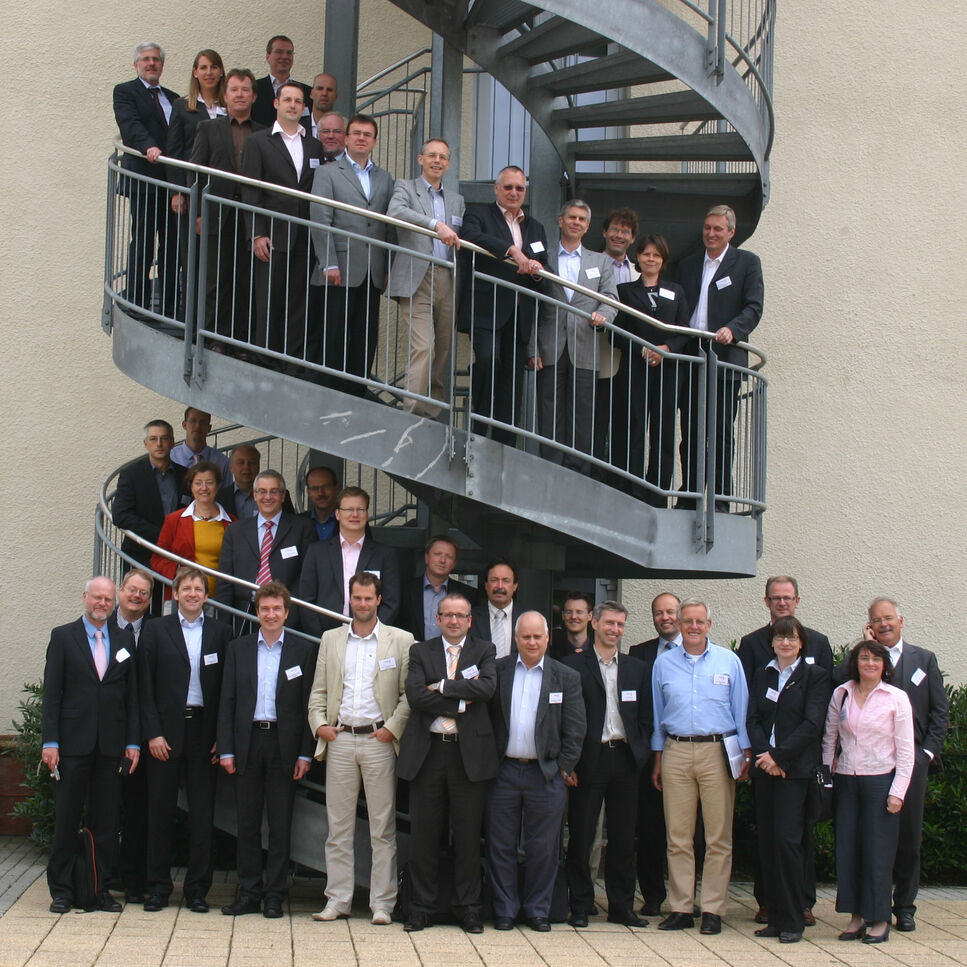 Teilnehmer des 3. Workshops des Industrieverbundes im Juni 2009 in Potsdam