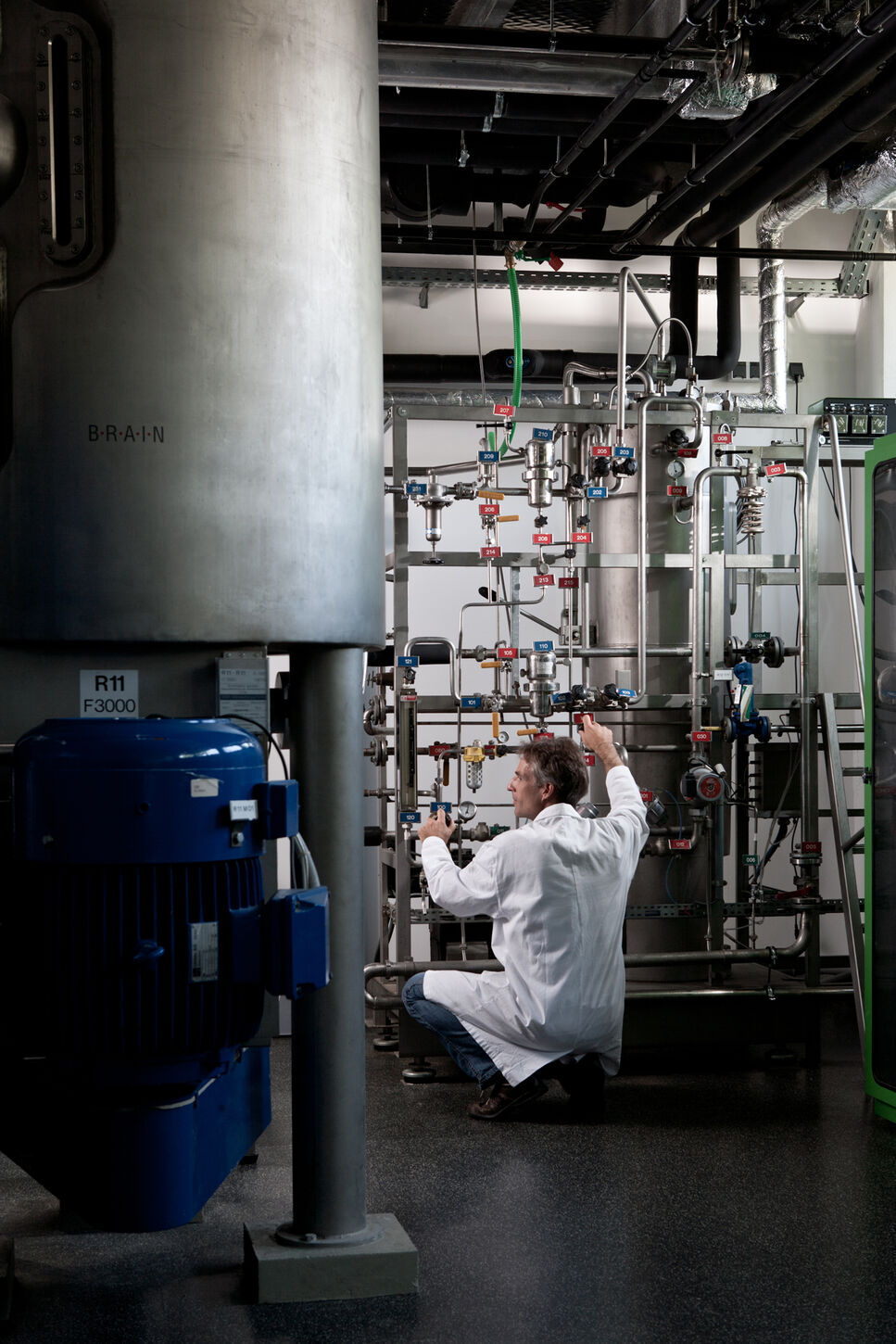 BRAIN AG: Nachhaltige biotechnologische Herstellung von bioaktiven Produktkomponenten in BRAIN-eigenen Fermentationsanlagen.