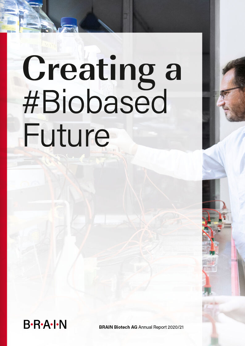 Cover Annual Report 2020/21 BRAIN Biotech AG